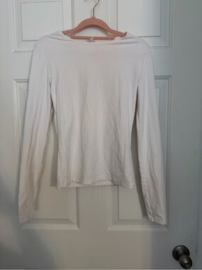 Garage Women's Long Sleeve Crewneck Top - White